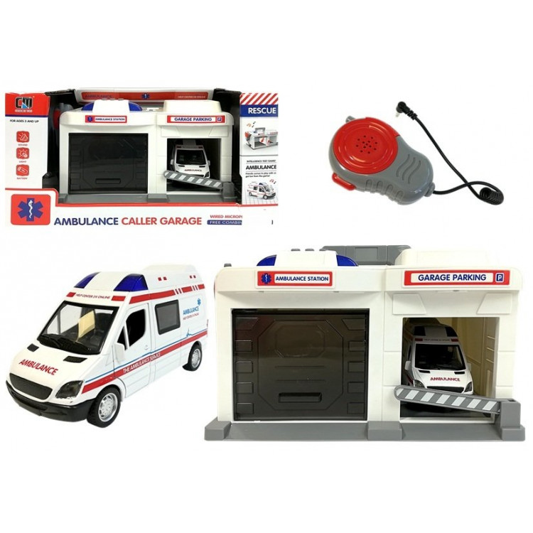 Záchranárska stanica - stanica, mikrofón, reproduktor